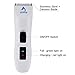 PATPET Pet Grooming Clippers,Rechargeable LiFePO4 Battery USB Cordless Dog Grooming Kit,Low Noise Electric Hair Trimming Clippers Set for Small Medium Large Dogs Animals (White)