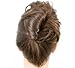 Mia French Twister Up-Do Hair Styling Tool Bun Maker for Women, Teens, Girls, Dress Up, Brides, Short and/or Thin Hair - Small Size, Clear