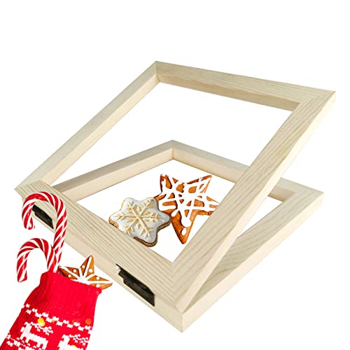 Cookie Stencil Holder, Wooden Cookie Stencil Frame for Royal Icing