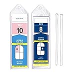 8 Pack Cruise Ship Luggage Tags (Narrow) for Royal Caribbean and Celebrity Cruise Ships by Easy Read Register