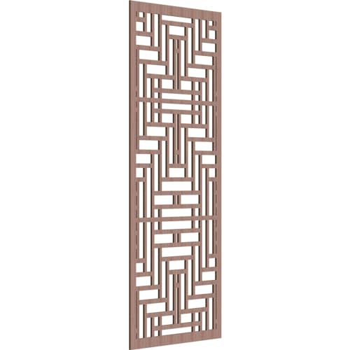 Jefferson Decorative Pierced Fretwork Wood Wall Panels, 31 3/8"W x 79 3/8"H x 3…