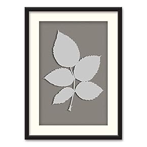 Black Paper Framed for Living Room Bedroom Abstract...