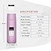 KINGDOMCARES Facial Scrubber Skin Scrubber Blackhead Remover Acne Comedo Extractors Facial Lifting Treatment Rechargeable Facial Scrubber Dermabrasion Peeling Machine Skin Exfoliation Purple