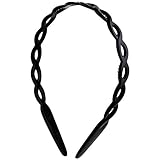 Camila Paris French Headband for Women, Tortoise Shell, Strong Hold Grip Women's Hair Band, Very Flexible, No Slip and Durable Styling Girls Hair Accessories, Made in France