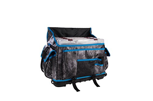Plano Tackle Storage, Z- Series Rust Free 3700 Size Tackle Bag, Kryptek Raid/Blue, Includes Five 3750 Stowaway Boxes, No-Slip Molded Bottom Design, Premium Tackle Storage