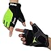 Trideer Ultralight Cycling Gloves (Half Finger) – Breathable Lycra & Anti-Slip Shock - Absorbing Silica Gel Grip, Mountain Road Bike Gloves Men/Women