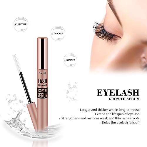 Eyelash Growth Serum, Natural Eyebrow Enhancer Serum, Professional Brow & Lash Boosting Formula, Rapid Longer & Thicker Lash Enhancers, Dermatologist Certified & Hypoallergenic - Thumbnail 4