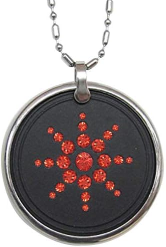 Anti EMF Radiation Protection Pendant,Negative Ion Balance Power,Scalar Energy Volcanic Lava& Black Tourmaline-Far Infrared,Reverse Aging,Joint Pain,Blood Circulation