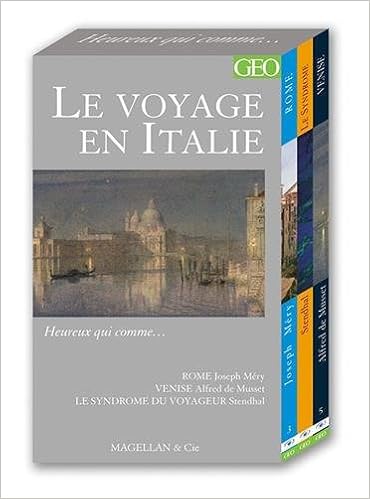 Amazon Fr Le Voyage En Italie Coffret En 3 Volumes Rome Venise Le Syndrome Du Voyageur Mery Joseph Musset Alfred De Stendhal Livres