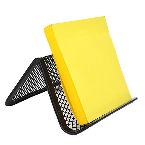 Xin store Metal Mesh Business Card Holder Organizer for Desk Office, Black (Pack of 8)