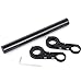 Stylrtop 31.8MM Outdoor Lamp Bicycle Computer Flashlight Double Handlebar Extender Holder (Black)