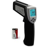 Etekcity Lasergrip 630 Dual Laser Non-contact Digital Infrared Thermometer Temperature Gun, Gray and Black
