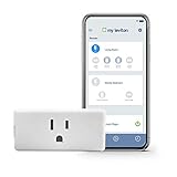 Leviton DW15P-1BW Decora Smart Wi-Fi Mini Plug-In Outlet, No Hub Required, Works with Alexa and Google Assistant