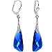 Body Candy Handcrafted Silver Plated Crystal Inspire Dangle Earrings Created with Swarovski Crystals