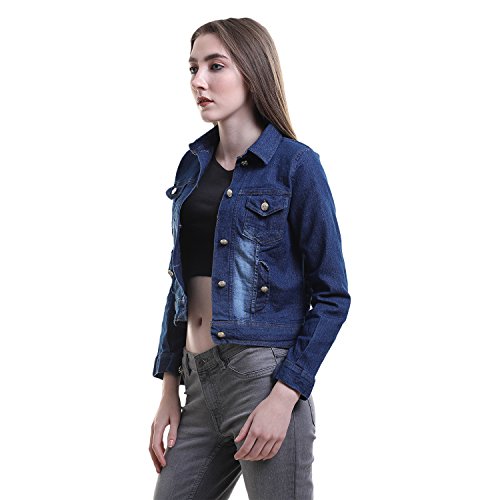 Buynewtrend Denim Blue Shrug Jacket For Women Desertcart INDIA