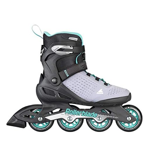 Rollerblade Zetrablade Elite Women's Adult Fitness Inline Skate, Black and Powder Blue, Performance Inline Skates - Image 3