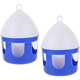Angoily Pigeon Water Feeder 6.3 Inch Detachable Bird Water Dispenser for Pigeons Quail and Small Birds Easy Clean Outdoor Bird Feeder Accessories