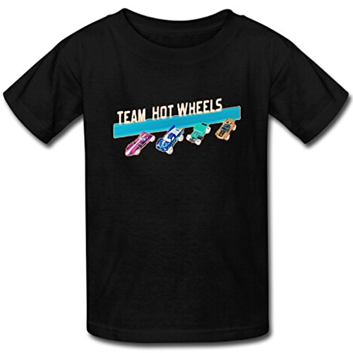 Booster Men's custom Team Hot Wheels t shirt cotton short sleeve shirts for men L Black