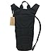 Iwalouges 3 Liter Tactical Hydration Pack Bladder Water Bag Pouch Backpack Reservoirs for Hiking Climbing Running 3L Outdoor Men Women (Black)