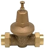 Zurn 1-70XLDU Lead Free Water Pressure Reducing Valve, 1" Double Union FNPT, Bronze