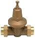 Zurn 1-70XLDU Lead Free Water Pressure Reducing Valve, 1" Double Union FNPT, Bronze