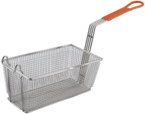 Allied Buying CorpWFB-OR Fry Basket - Orange, Nickel, 6.5"W x 12.125"L x 5.625"H