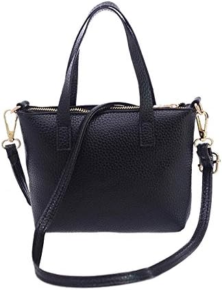 Simayixx Hot Sale Women Fashion Handbag Shoulder Bag Tote Ladies Purse Massenger Bags (Black)