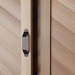 Amazon Basics AB-BDH114, Black Barn Door Handle