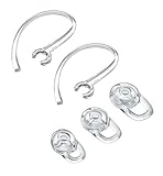 Earbuds Earhooks for Plantronics Voyager Edge Wireless Bluetooth Replacement Earbuds Ear-Tips and Earhook 1 Small 1 Medium 1 Large and 2 Earhook