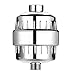 Shower Filter, Xiaoba 8-Stage Shower Water Filter (Chrome) - Replacement Cartridge + 1 Teflon Tape To Remove Chlorine And Flouride – High-Pressure Output, Handheld or Combo Head