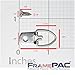 FramePac D Ring Picture Hangers with Screws - 100 Pack - Bulk D Rings - Pro Quality Hangers - Picture Hanging Solutions