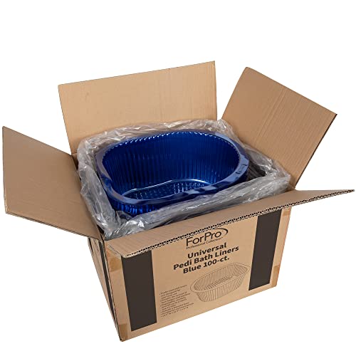 ForPro Universal Pedi Bath Liners 50 THICKER Fit Footsie Bath Plus