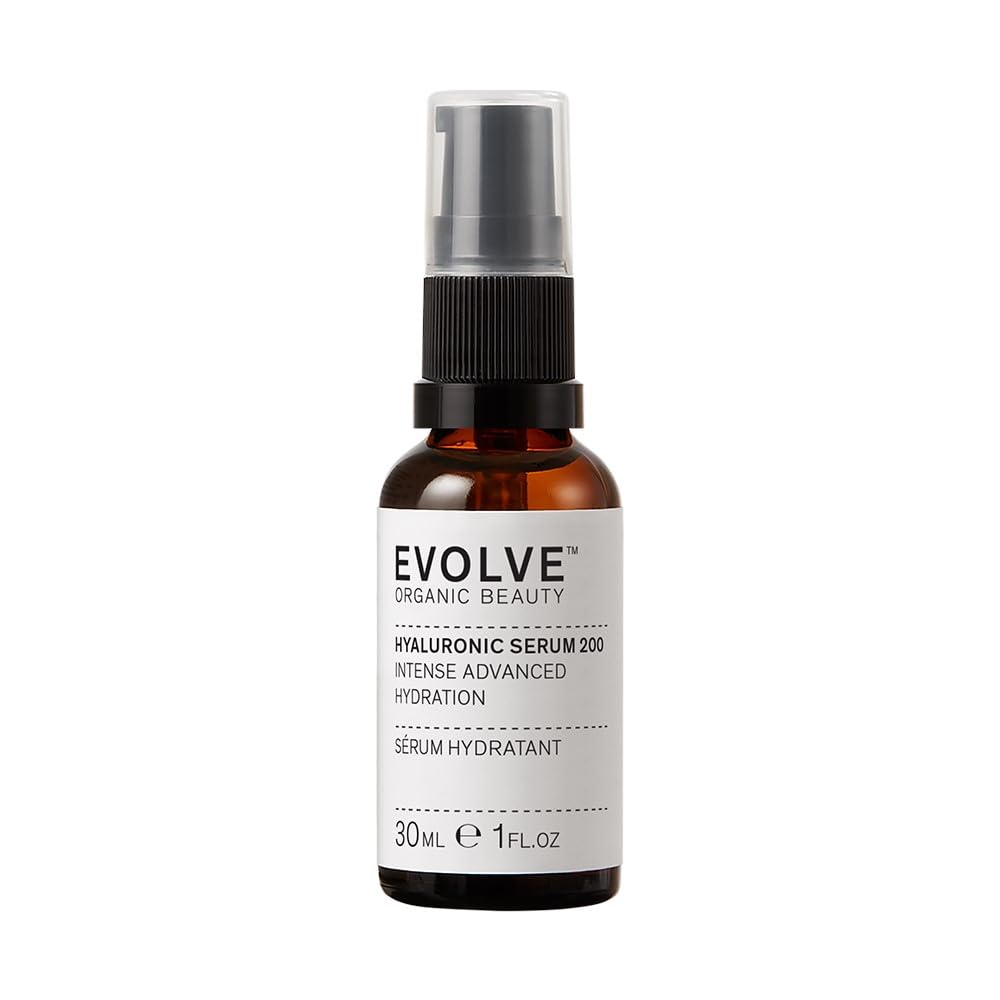 Evolve Organic Beauty Hyaluronic Serum 200 l Organic Hyaluronic Acid Serum - Suitable for All Skin Types (30ml)