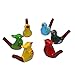 INNODEPT12 Clay Bird Water Whistles Warbler Song Ceramic Chirps Baby Bathtime Fantasy Gifts Set of 6 (Colorful Bird Set of 6)