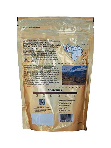 Venita Premium Kaffee „Selezione Merida“ 100% Hochland Arabica Kaffee, gemahlener Kaffee 250 gr. Aromapack, Lieferumfang… – Bild 3