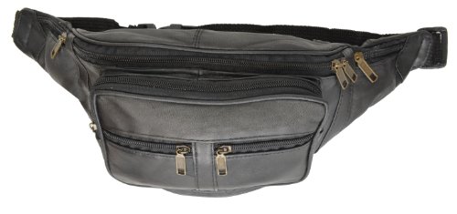 Top Grain Genuine leather Waist Bag/Fanny Pack/Waist Hip Purse by Marshal