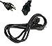 UpBright 3-Prong AC Power Cable Cord Compatible with Monster Rockin' Roller 2 3 4 RR2 RR3 RR4 RR-PRO RRPRO Rockin Roller Pro Series 100 Watts 100W Portable Water Resistant Bluetooth Wireless Speaker