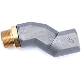 YaeTek 3/4" Male x 3/4" Female Multi-Plane Fuel Swivel, 19mm Male x 19mm Female