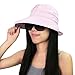 kilofly UV Protection Wide Brim Summer Lightweight 2in1 Visor Sun Hat