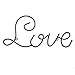 Live Love Laugh Set 3 Wall Mount Metal Wall Word Sculpture, Wall Decor by ARAD