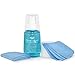 Screen Cleaner Kit - 5 oz with 2 Streak Free Microfiber Cloths, Alcohol, Ammonia free, cloth stored in the base,