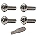 Fastenere Torx Security Machine Screws - 1/4-20 x 1/2