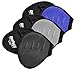 Gym Workout Glove Alternative | Leather and Neoprene Weight Lifting Grips | 3 Pack Blue, Black, Grey