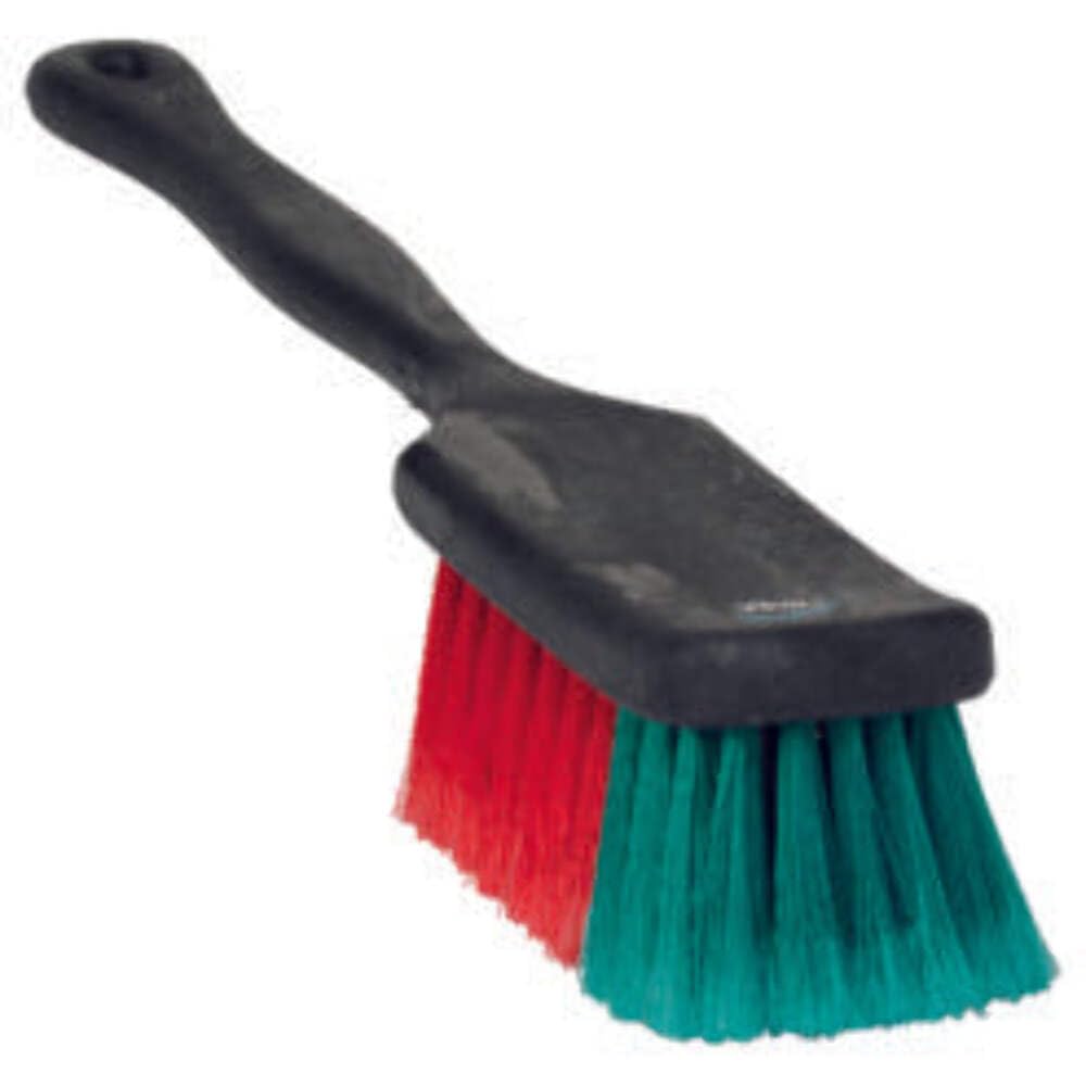 Vikan 522252 Vehicle Brush with Long Handle, Soft/Split, Black, 420 mm Length, 65 mm Width, 65 mm Height