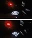 Wind Fire M007- Buick/Cadillac - No Drilling Changeable Courtesy Ghost Shadow Lights - Lifetime FREE logo chips replacement-2-pc set