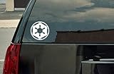 Star Wars Galactic Empire Vinyl Decal - White Window Sticker by spdecals