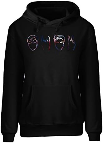 saozi Dolan&Twins Logo Sweatshirt Womens HoodieDesigned Adult Pullover-Black&L