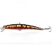 Yogayet Fishing Jigs - Salwater 3D Minnow Fishing Lures Freshwater Saltwater Fishing Lures Bass Lures Lead Fishing Spoons Jigging Lures 10pcs-4.5