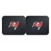 FANMATS NFL - Tampa Bay Buccaneers 2 Rear Seat Utility Mats | Black | 14