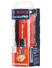 Bosch 85230 MC 5 8 en. Doble flauta recta Router Bit con punta de carburo